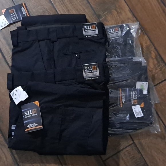 3 pairs of 5.11 Tactical Series BDU style pants dark navy blue size 36 waist - Picture 6 of 8